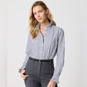 Women’s Button Up Cotton Poplin Shirt